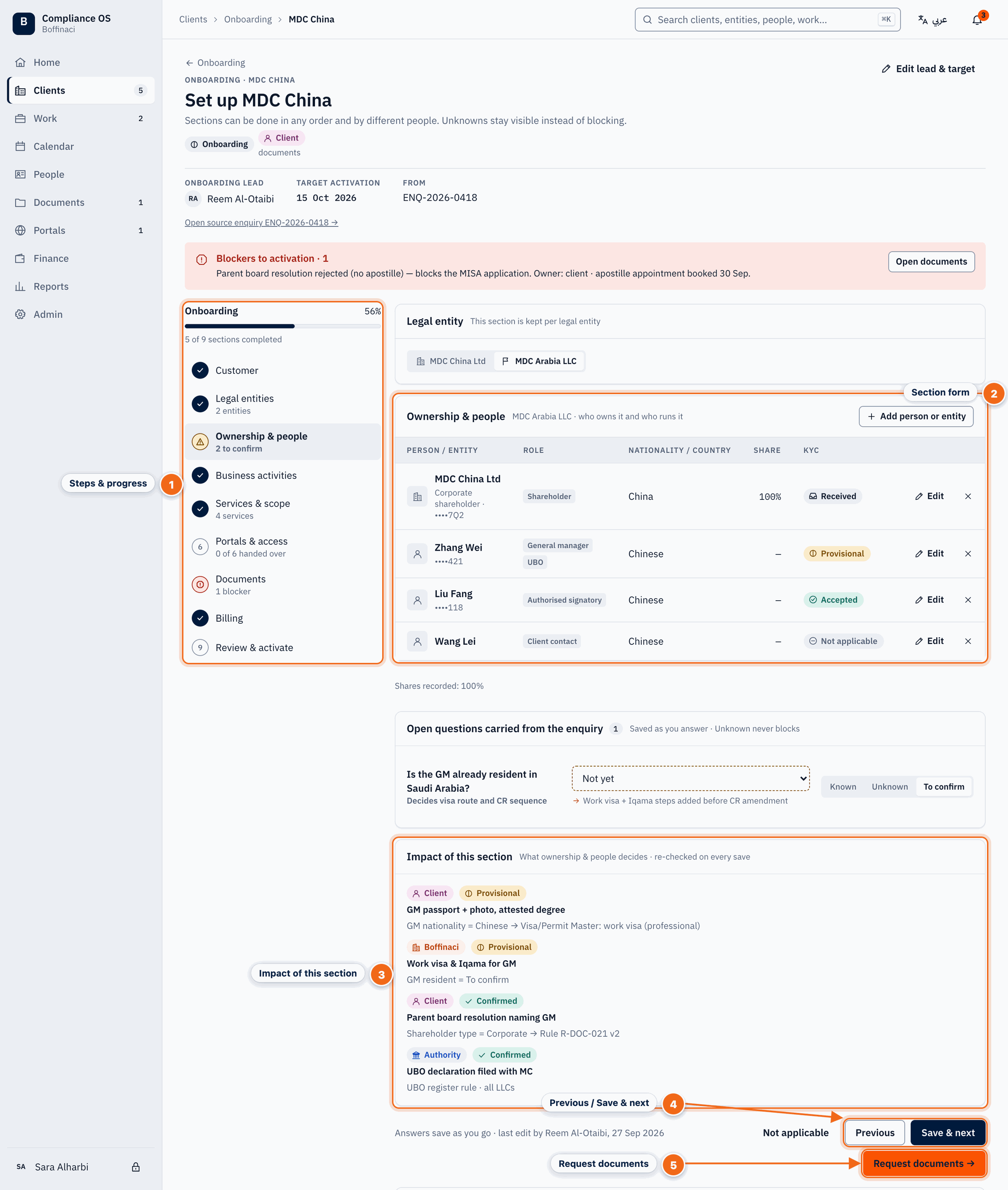 Onboarding wizard
